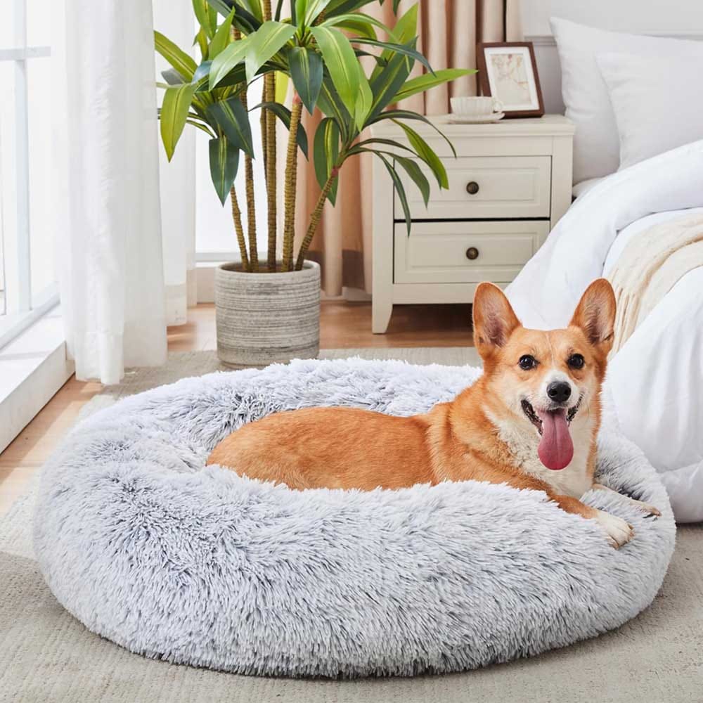 Anti-Anxiety Donut Cuddler Round Bed