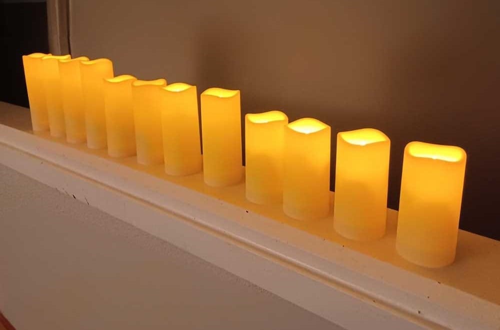 Pack of 12 flameless candles - Candle Heaven