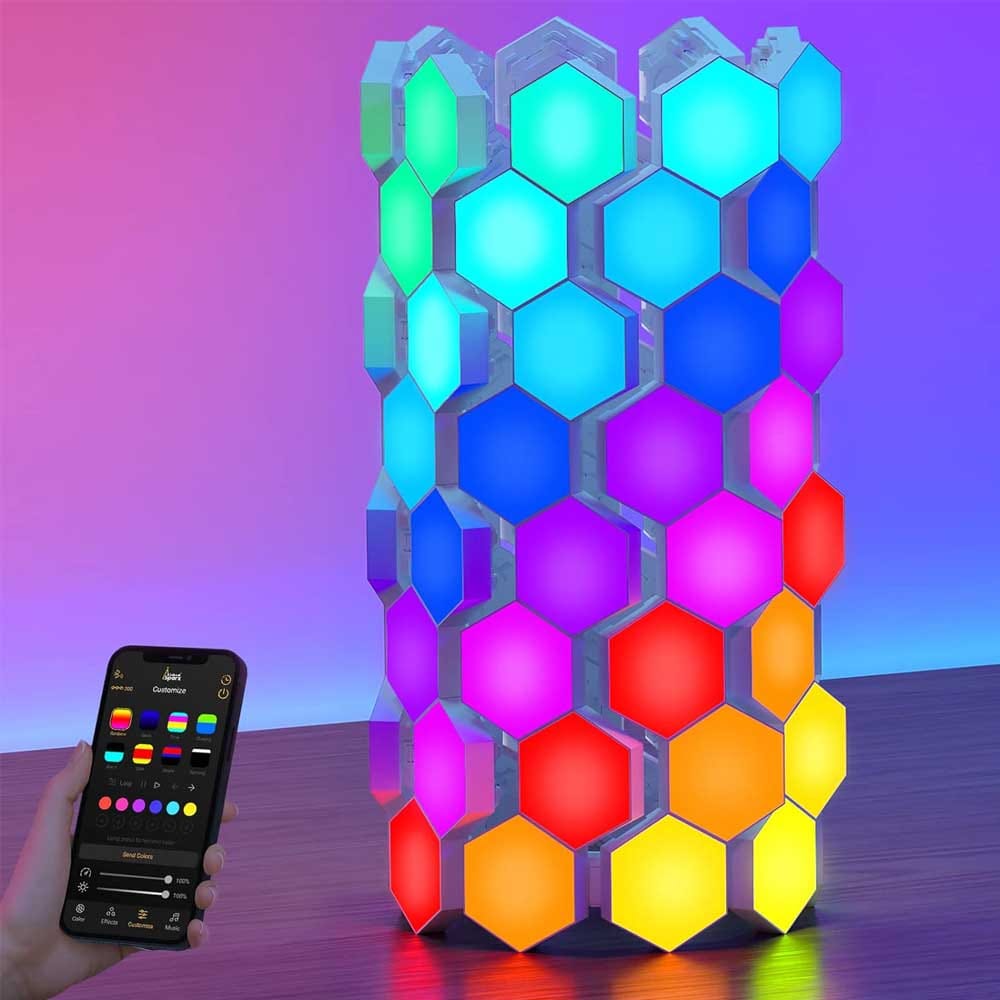 72 Pack Hexagon Lights