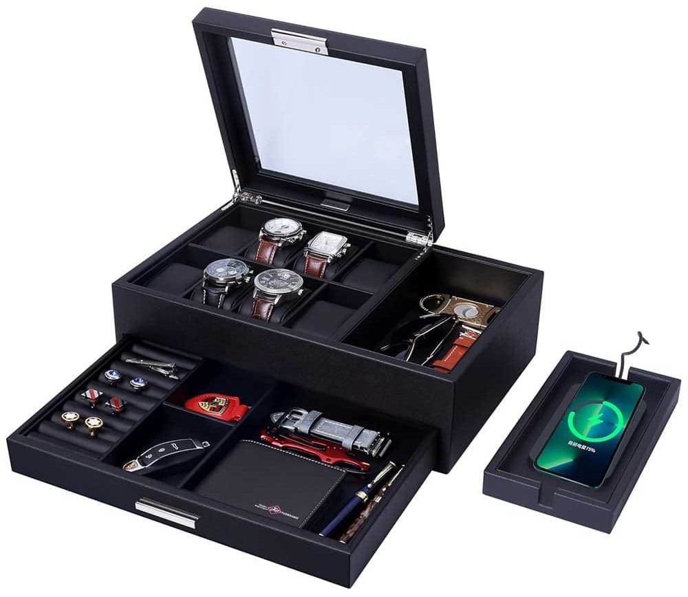 Father's Day Gifts For Your Husband - Jewelry Box Valet Tray