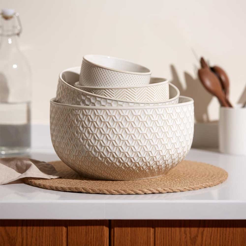 Ceramic Kitchen Nesting Bowls