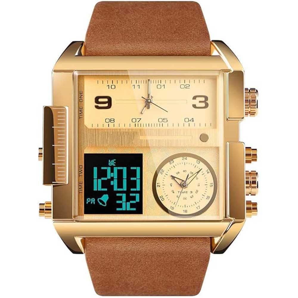 Retro Tech - Square Digital Sports Watch